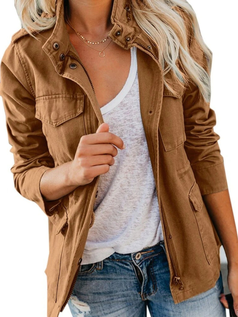 Moderne Schicke Jacke Für Frauen | Reißverschluss