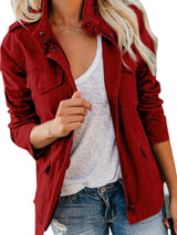 Moderne Schicke Jacke Für Frauen | Reißverschluss