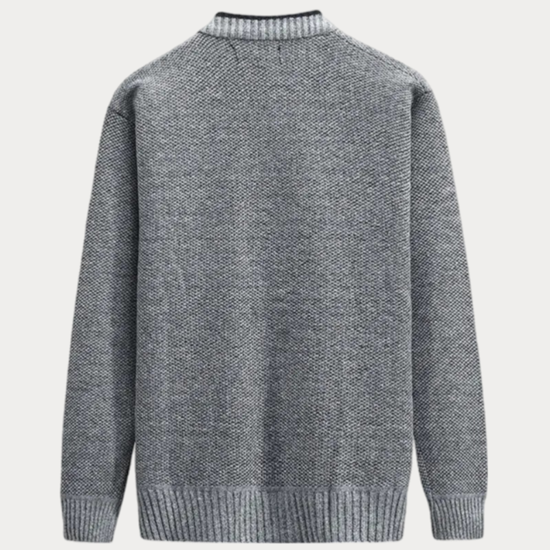 Strickjacke Mit V-Ausschnitt Und Vordertaschen Für Herren | Winter