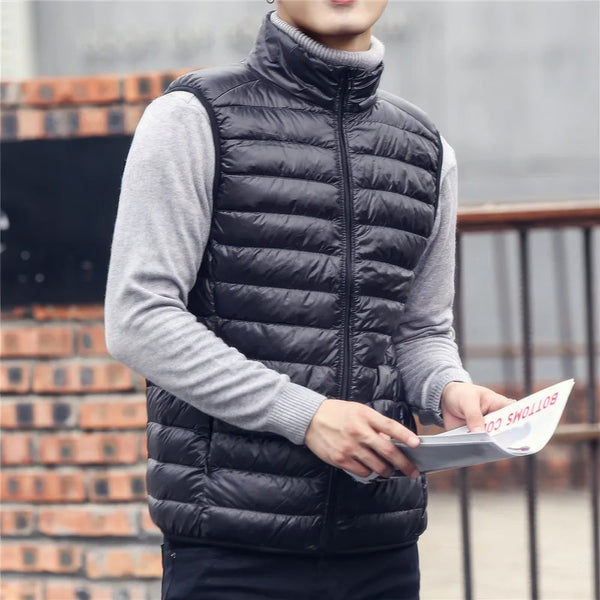Ärmellose Daunenjacke Für Herren | Winter
