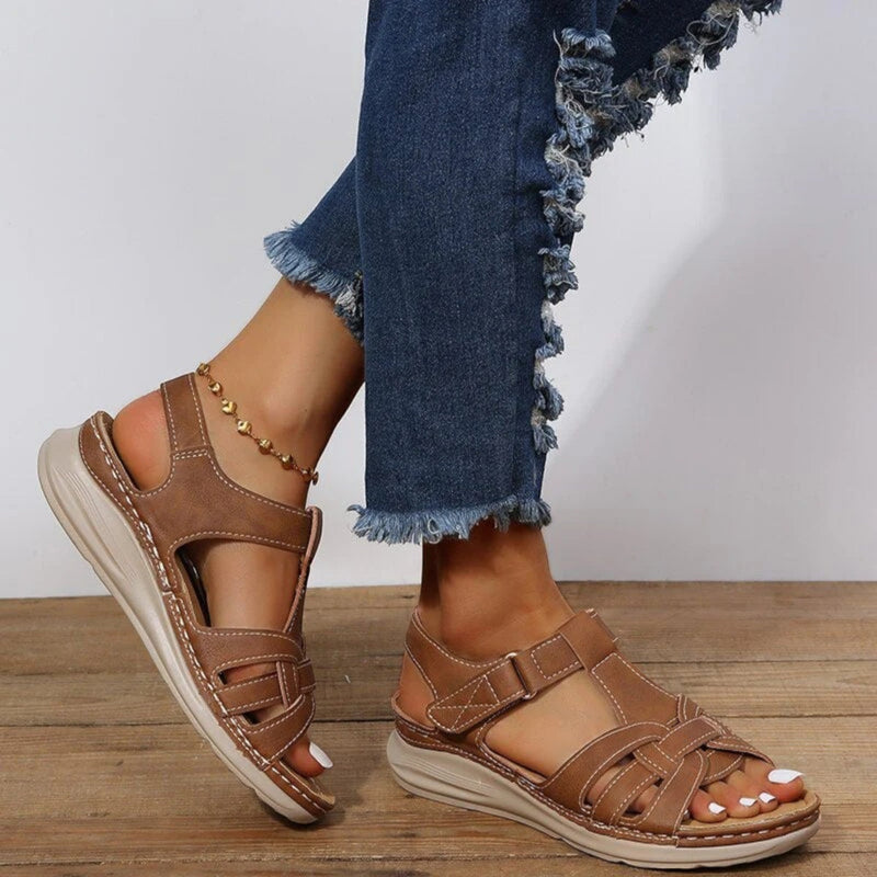 Bequeme Flache Sandalen Für Frauen | Slingback