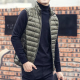 Ärmellose Daunenjacke Für Herren | Winter