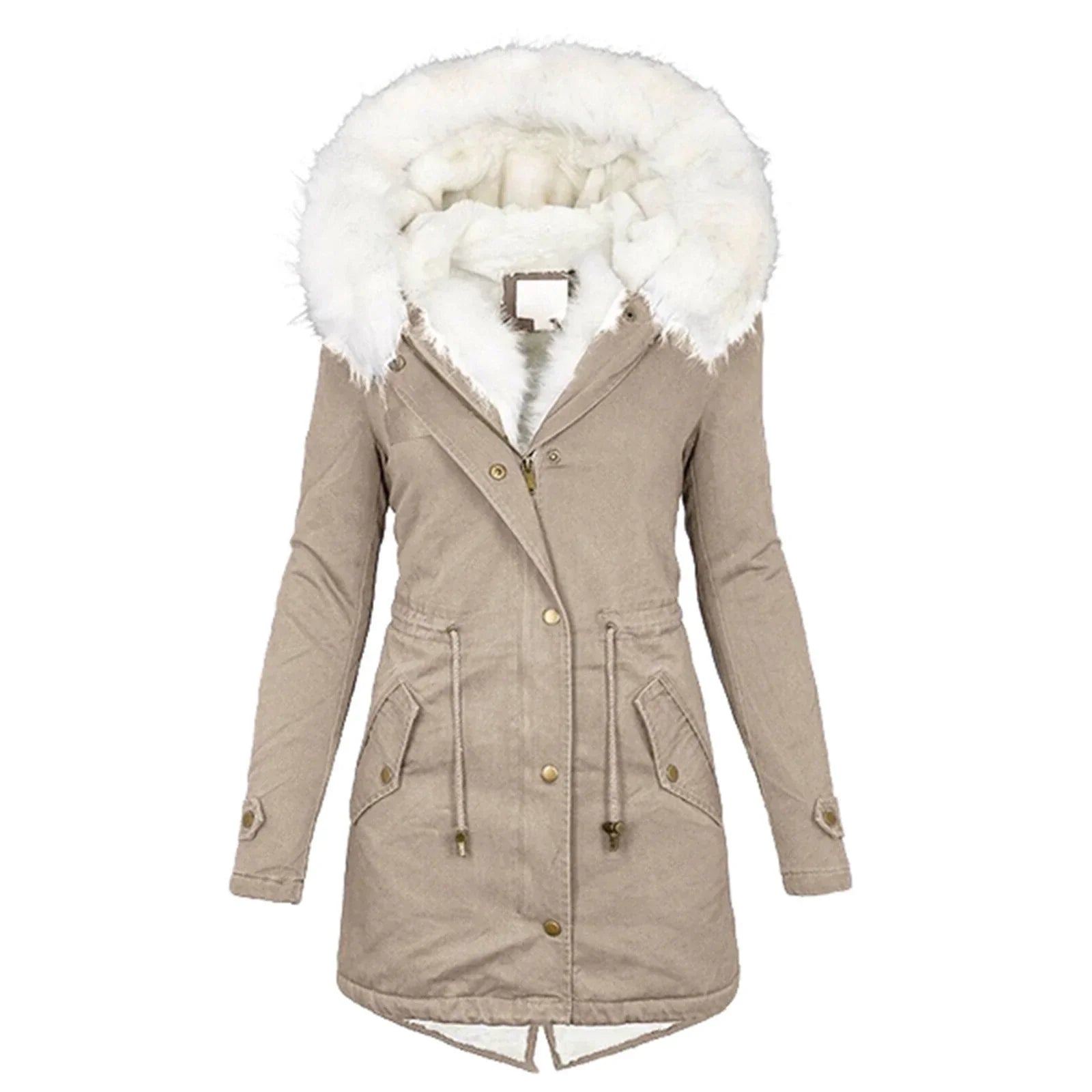 Damen Winterjacke Mit Kapuze | Langarm