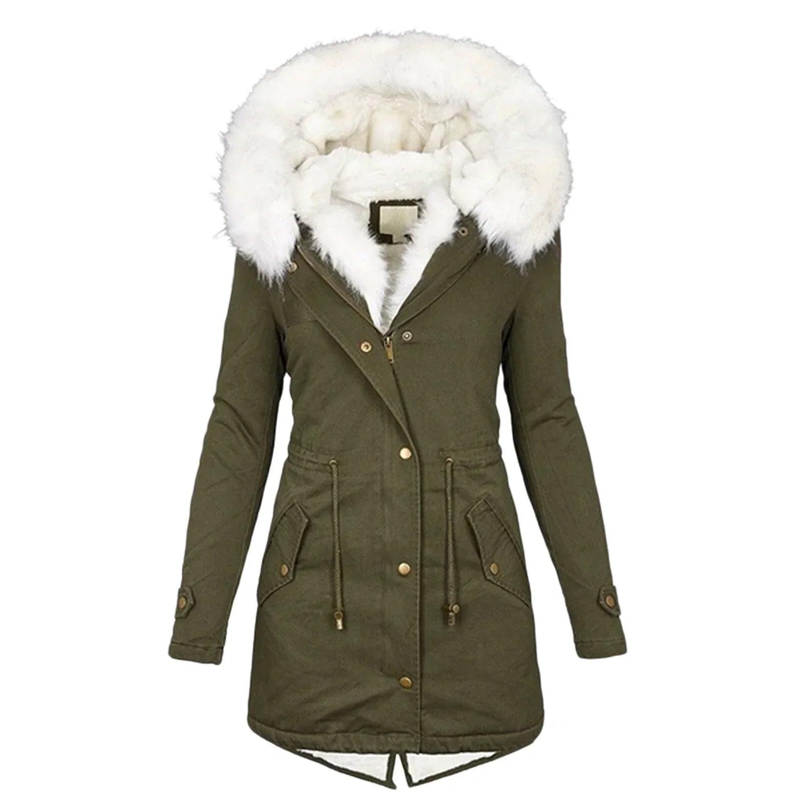 Damen Winterjacke Mit Kapuze | Langarm
