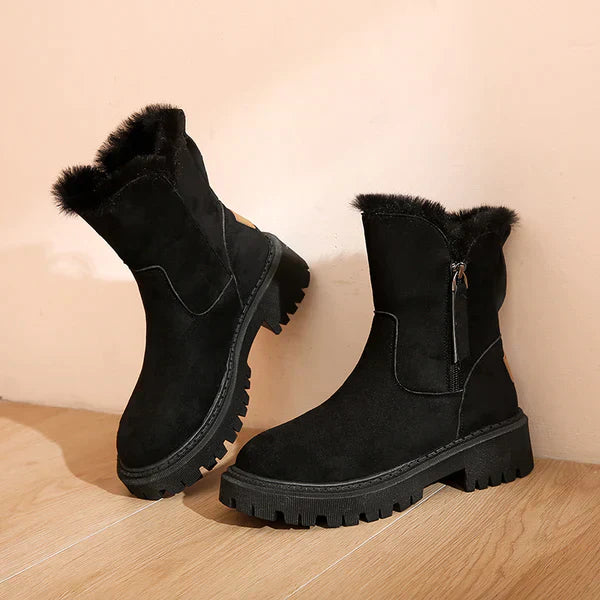 Damen Thermo-Stiefeletten Mit Reißverschluss | Winter