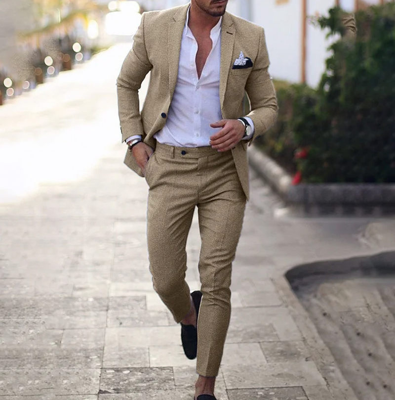 Stilvoller 2-Teiliger Anzug | Slim Fit