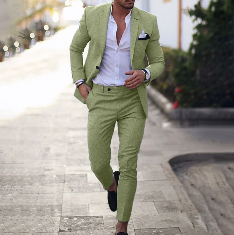Stilvoller 2-Teiliger Anzug | Slim Fit