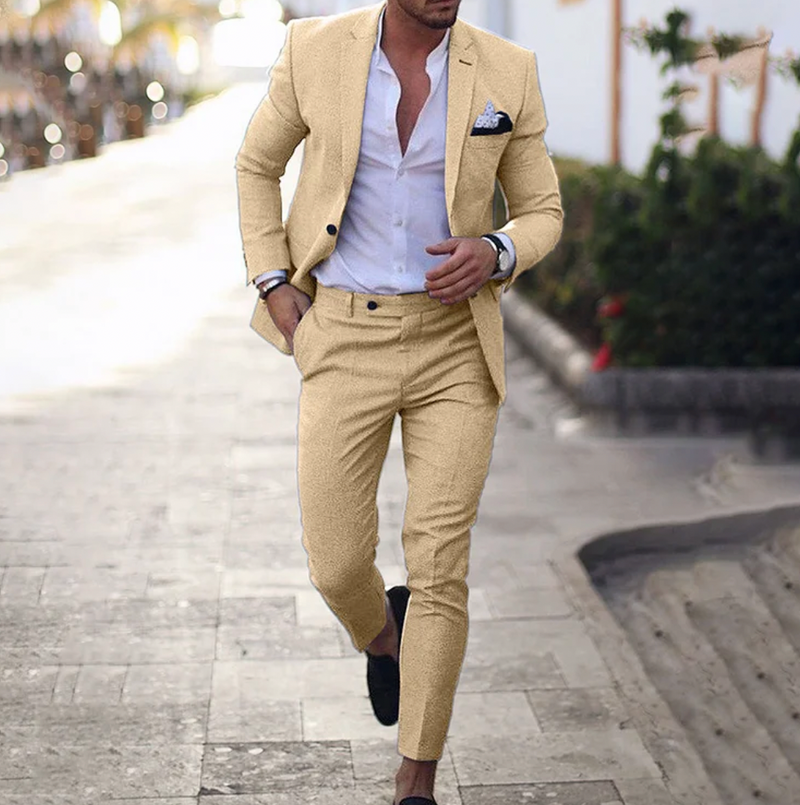 Stilvoller 2-Teiliger Anzug | Slim Fit