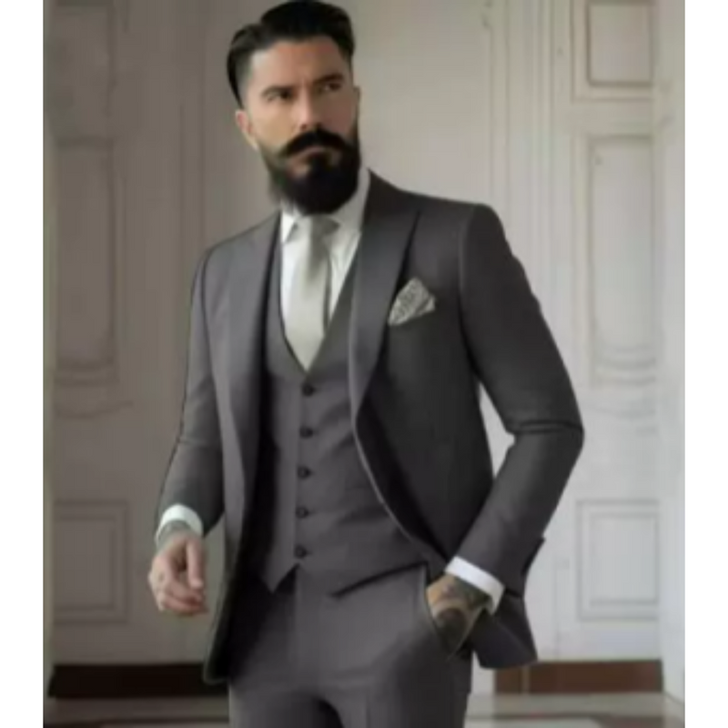 Stilvoller 3-Teiliger Anzug Für Männer | Slim Fit