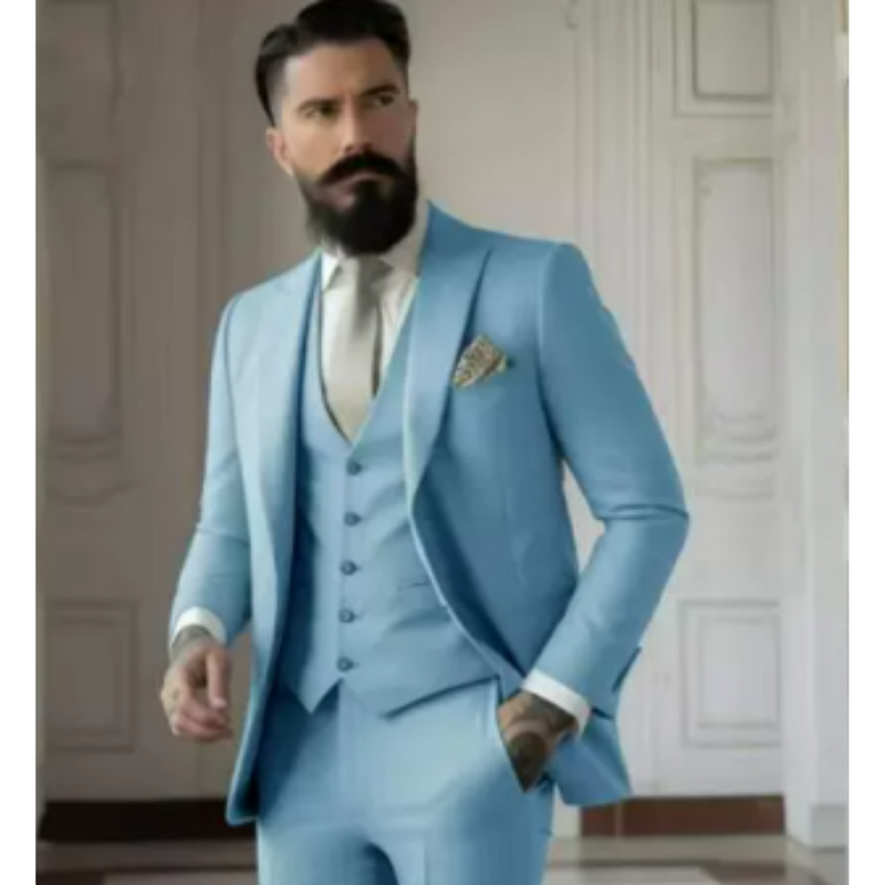 Stilvoller 3-Teiliger Anzug Für Männer | Slim Fit