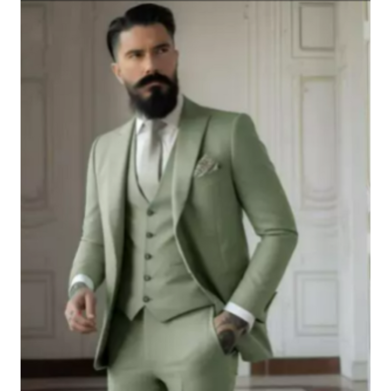 Stilvoller 3-Teiliger Anzug Für Männer | Slim Fit
