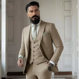 Stilvoller 3-Teiliger Anzug Für Männer | Slim Fit
