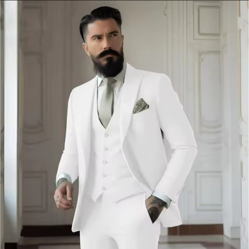 Stilvoller 3-Teiliger Anzug Für Männer | Slim Fit