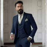 Stilvoller 3-Teiliger Anzug Für Männer | Slim Fit
