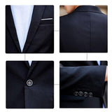Klassischer 2-Teiliger Anzug Für Männer | Blazer & Hose