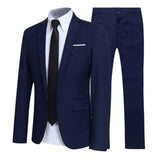 Klassischer 2-Teiliger Anzug Für Männer | Blazer & Hose