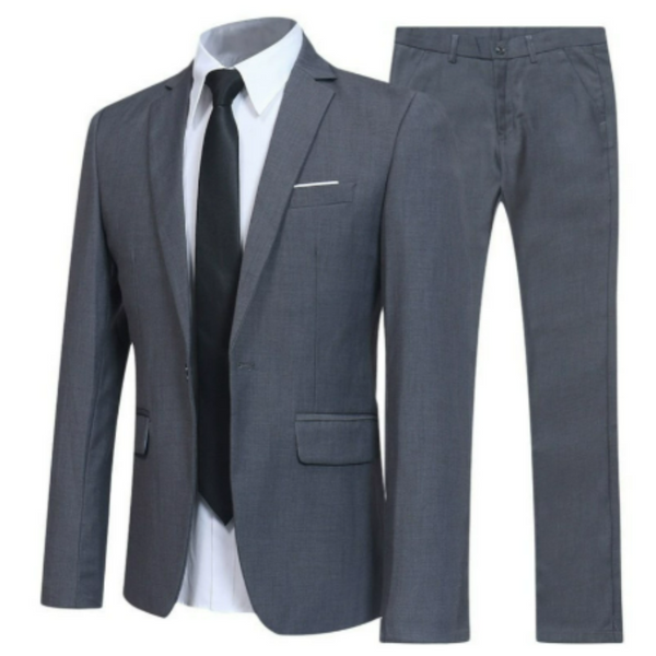 Klassischer 2-Teiliger Anzug Für Männer | Blazer & Hose