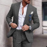 Zweiteiliges Blazer & Hosen Set Für Männer | Klassisch