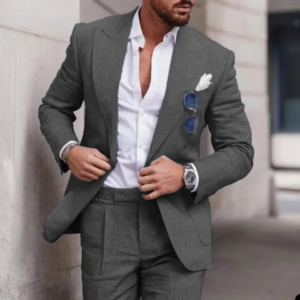 Zweiteiliges Blazer & Hosen Set Für Männer | Klassisch