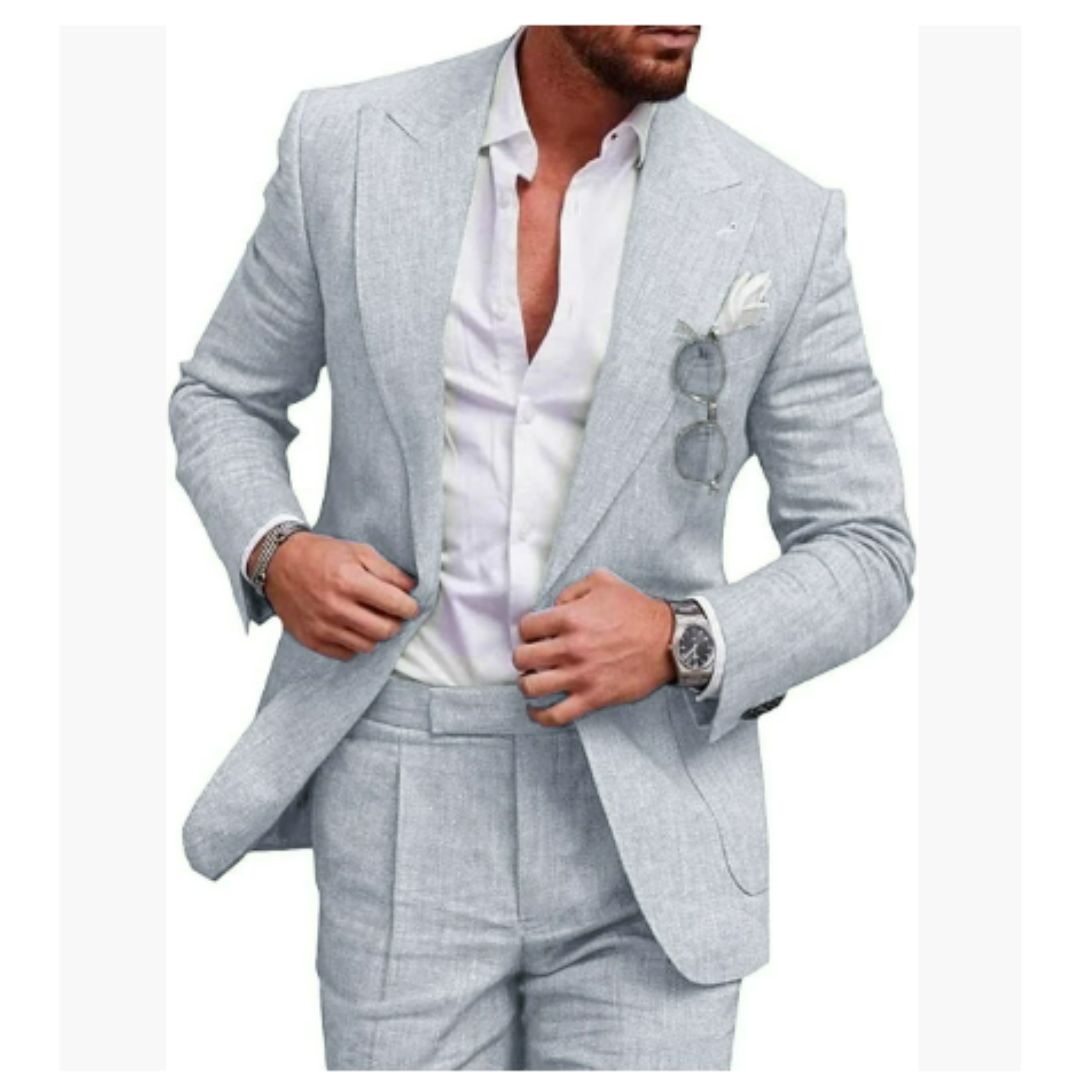 Zweiteiliges Blazer & Hosen Set Für Männer | Klassisch