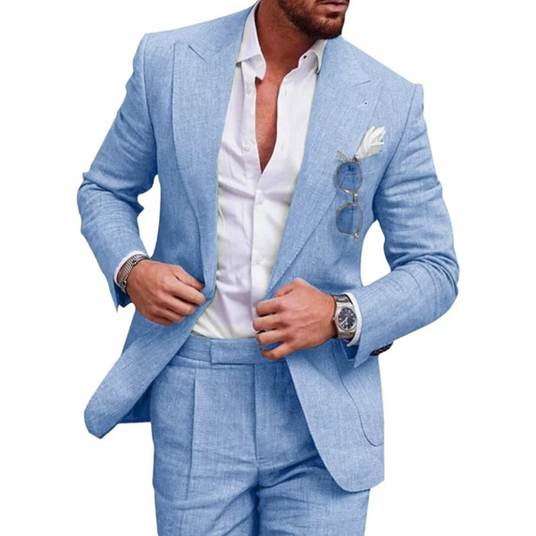 Zweiteiliges Blazer & Hosen Set Für Männer | Klassisch
