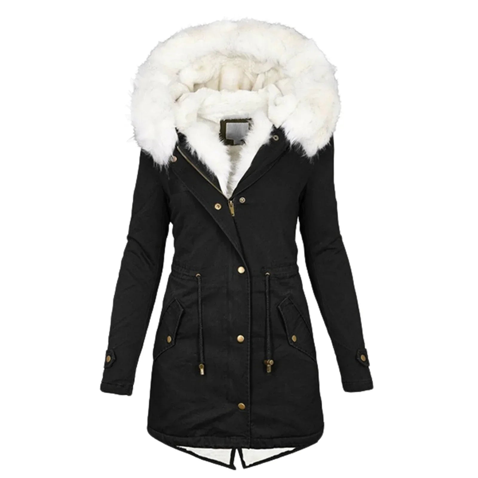 Damen Winterjacke Mit Kapuze | Langarm