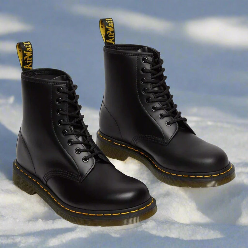 Herrenstiefeletten Mit Gelben Nähten | Schnürstiefel