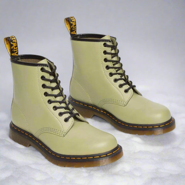 Herrenstiefeletten Mit Gelben Nähten | Schnürstiefel