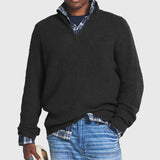 Lincoln - Herren Pullover mit viertel Reißverschluss