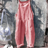 Karierter Ärmelloser Jumpsuit Für Frauen | Sommer