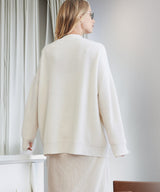 Gerippte Strickjacke Mit V-ausschnitt Für Frauen | Übergröße