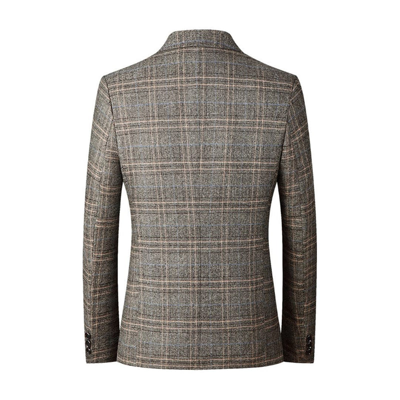 Stylischer Herrenblazer Mit Knöpfen | Langarm