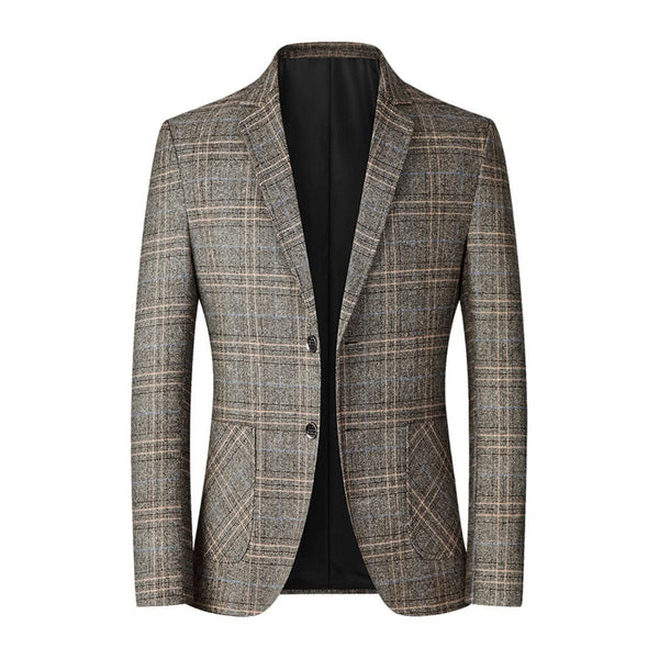 Stylischer Herrenblazer Mit Knöpfen | Langarm