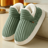 Gerippte Cord-Hausschuhe Für Damen | Zum Reinschlüpfen