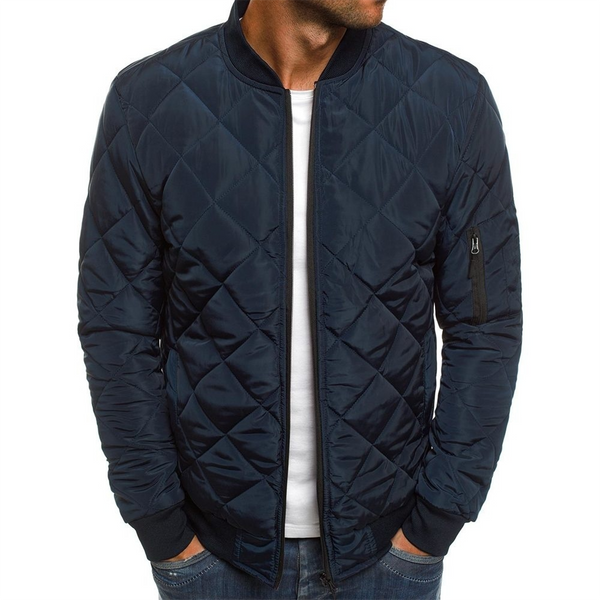 Herren Gepolsterte Bomberjacke Mit Taschen | Winter