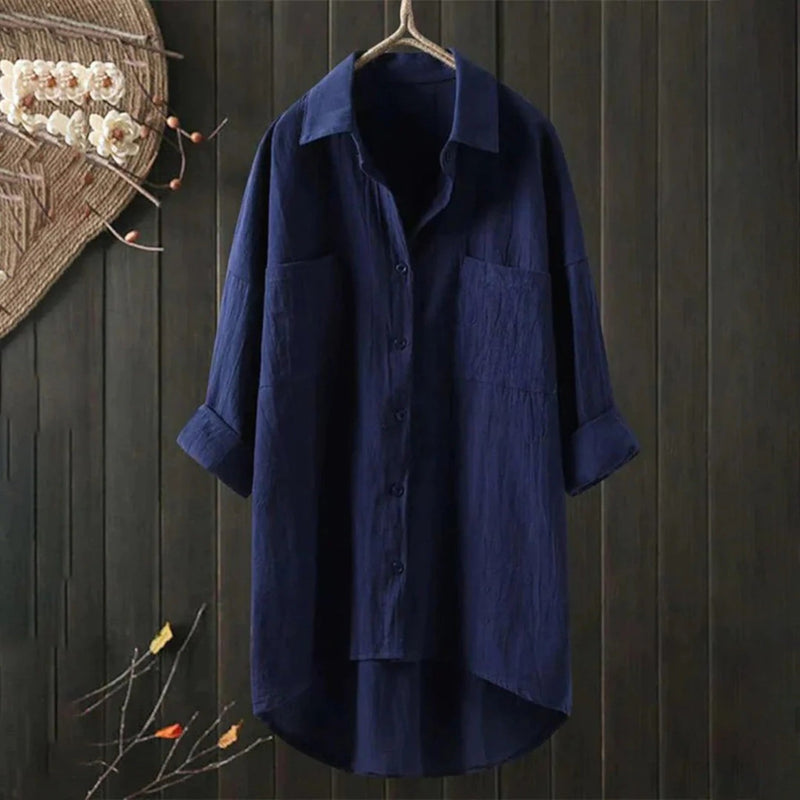 Atmungsaktives Sommerhemd Für Frauen | Oversized