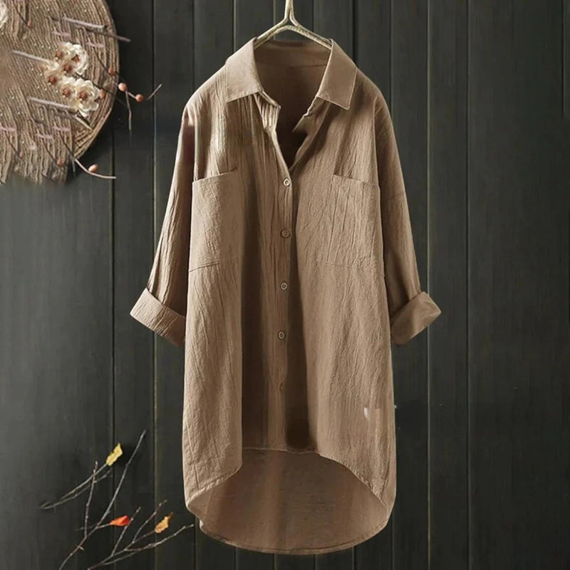 Atmungsaktives Sommerhemd Für Frauen | Oversized