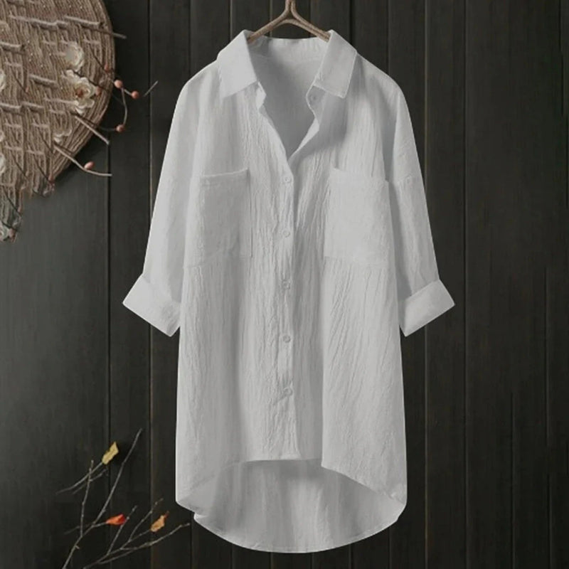Atmungsaktives Sommerhemd Für Frauen | Oversized