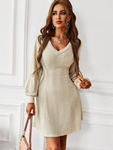 Britta - Luxuriöses Strickkleid