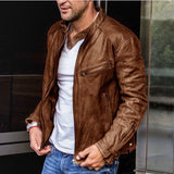 Thomas - Stilvolle Herren-Lederjacke