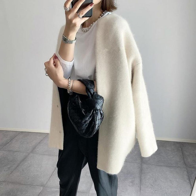 Stylischer Kaschmir Cardigan Für Damen | Winter