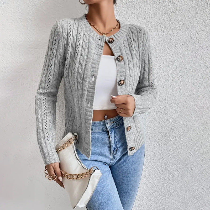 Strickcardigan für Damen | Mit langen Ärmeln