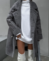 Langer Teddymantel Für Frauen | Warm