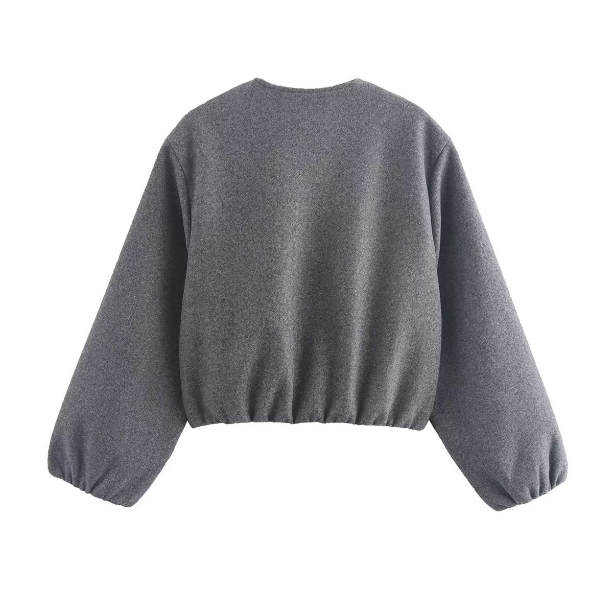 Damen Übergangsjacke | Kurzer Bomberjacke Mit Reißverschluss