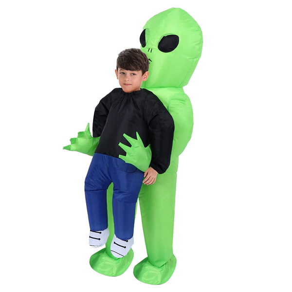 Grünes Alien Halloween Kostüm | Trendy