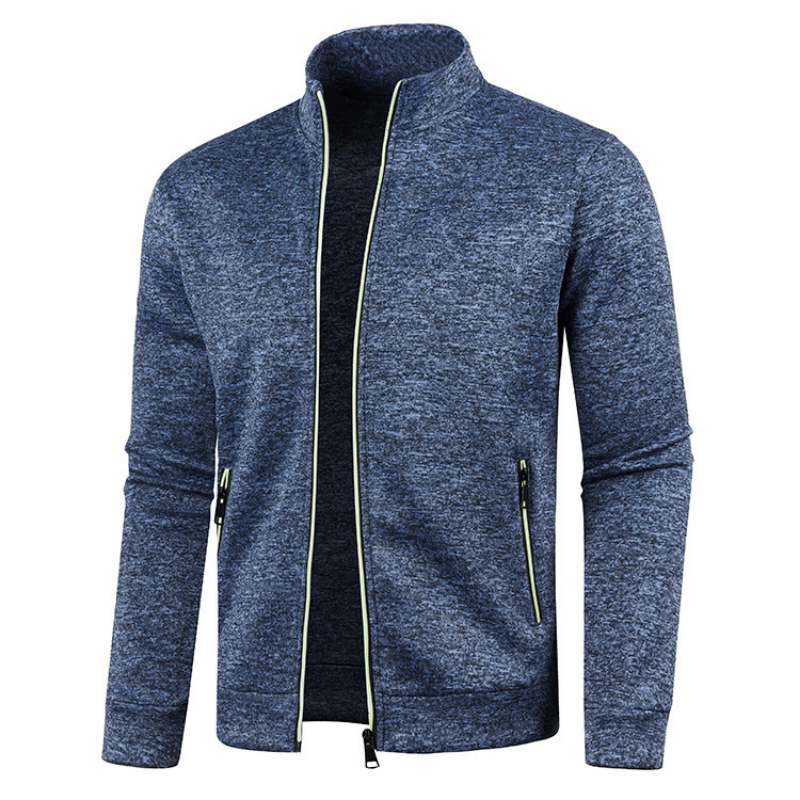 Lässige Winterjacke Mit Reißverschluss Für Herren | Stehkragen