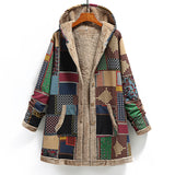Mehrfarbige Damenjacke Mit Tasche | Langarm