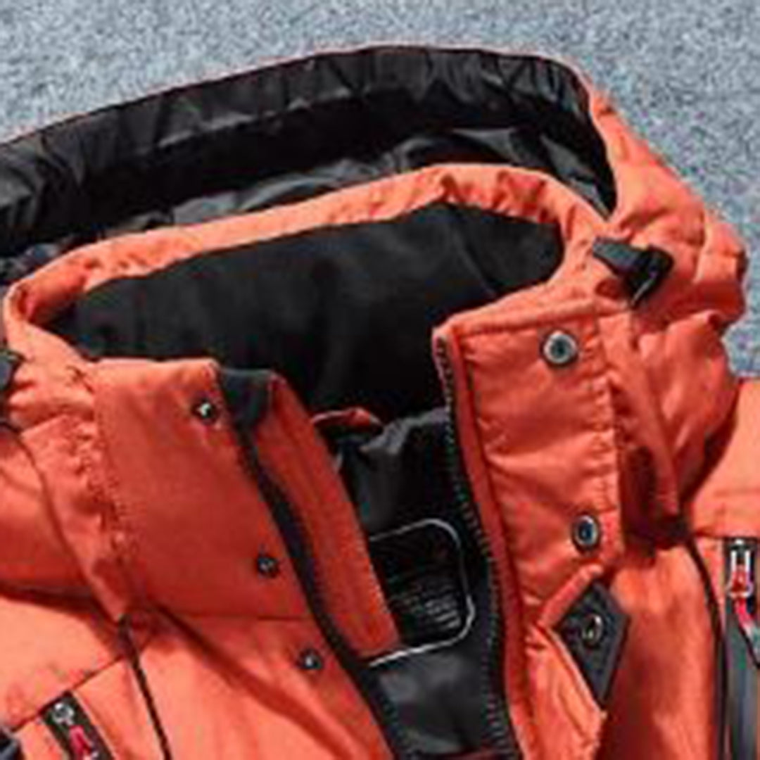 Herren Winterjacke Mit Kapuze | Reißverschluss