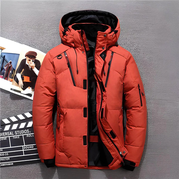 Herren Winterjacke Mit Kapuze | Reißverschluss