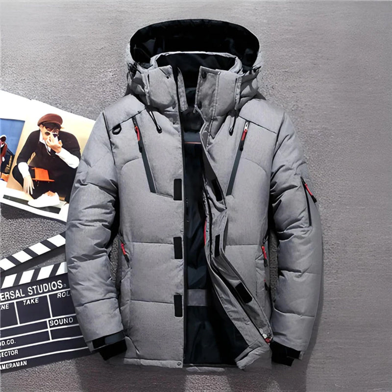 Herren Winterjacke Mit Kapuze | Reißverschluss